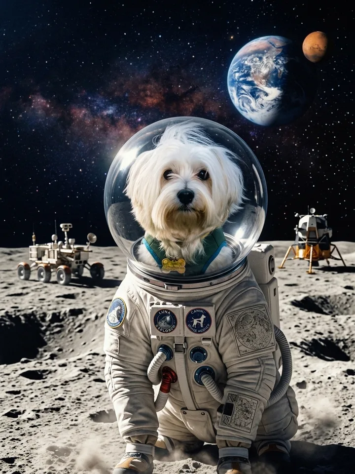 Reo in astronaut style