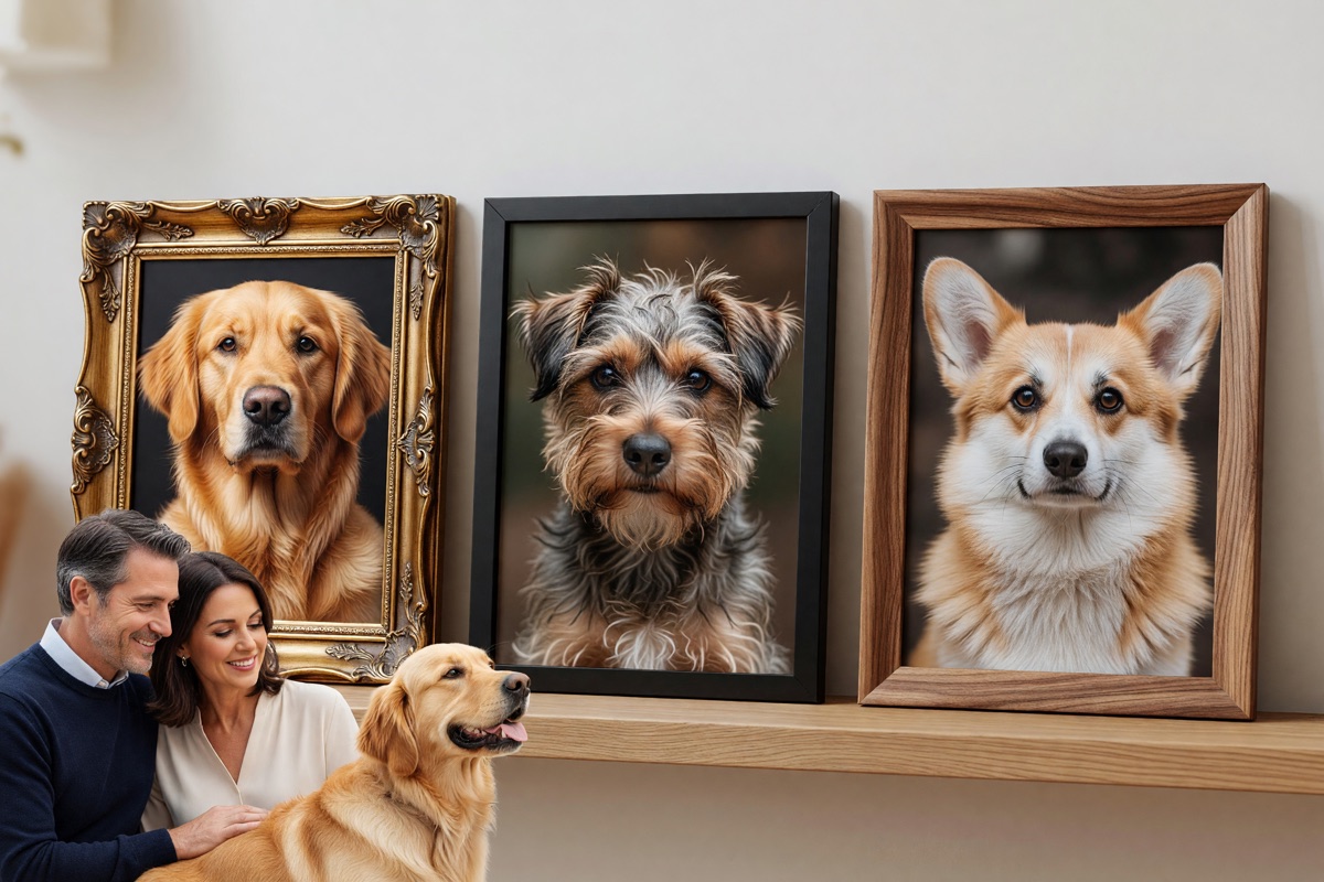 Three premium frame styles